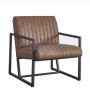 Modern design high quality PU(BROWN)+ steel armchair, for Kitchen, Dining, Bedroom, Living Room