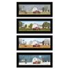 Trendy Decor 4U "Four Seasons Collection V" Framed Wall Art, Modern Home Decor 4 Piece Vignette for Living Room
