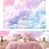 Large Silk Wall Murals, Cloud Wallpaper, 155in(W) x103in(H), Kids Wallpaper, Showcasing Luxury and Elegance, Perfect for Kids' Room, Living Room
